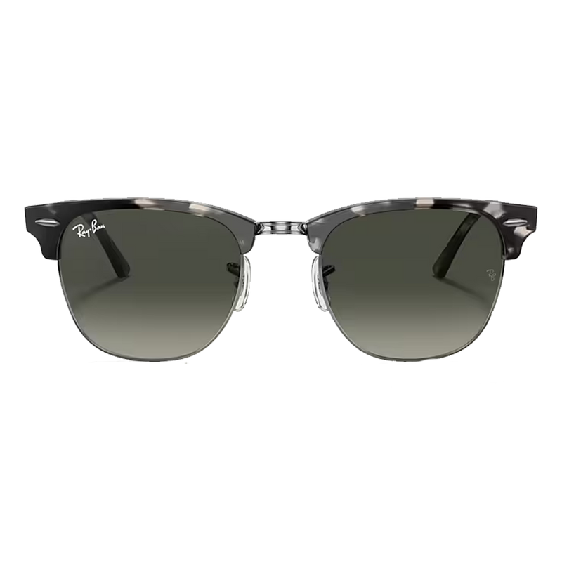 Ray-Ban Clubmaster Fleck Grey Lenses, Polished Grey Havana Frame