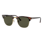 Ray-Ban Clubmaster Classic Green Lenses, Polished Tortoise On Gold Frame