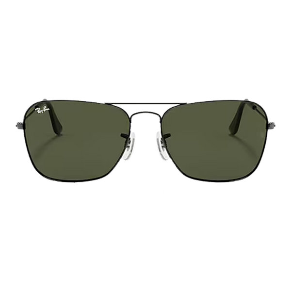 Caravan Polished Gunmetal, G-15 Green Lenses Front