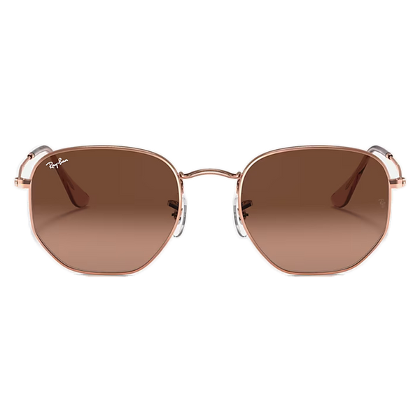 Ray-Ban RB3548N Hexagonal Flat Lenses
Copper/Brown Ray-Ban Hexagonal Flat Lenses M (51 - 21) with Brown lenses  main image 3