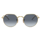 Ray-Ban Jack Blue/Grey Lenses, Polished Gold Frame