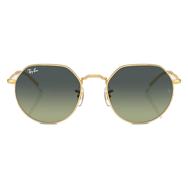 Ray-Ban Jack Green Vintage Lenses, Polished Gold Frame