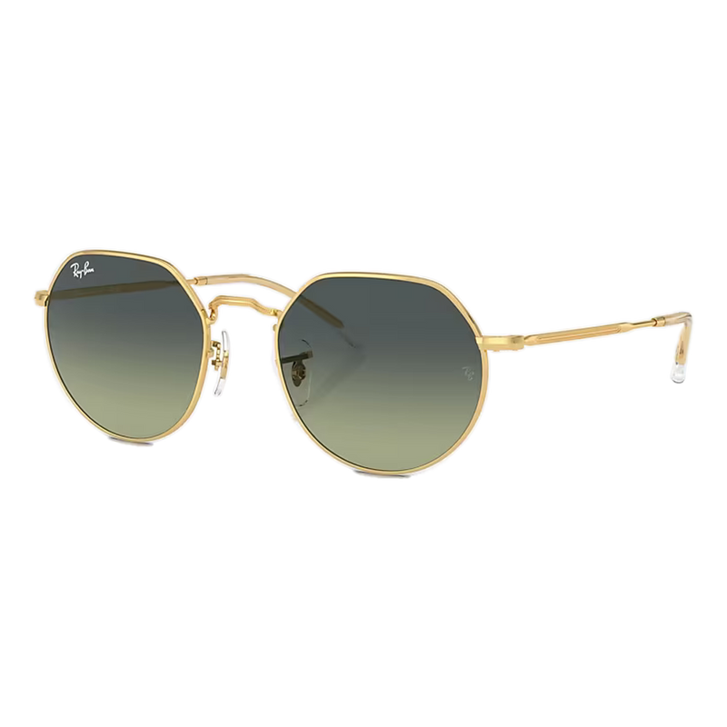 Ray-Ban Jack Green Vintage Lenses, Polished Gold Frame