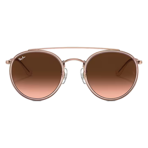 Ray-Ban Tortoiseshell Frame Sunglasses with Brown Lenses and Rose Gold Bridge Ray-Ban RX7140 Tortoise/Rose Gold Eyeglasses | Includes FREE  main image 2