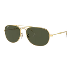 Bain Bridge Polished Arista Gold, Green Lenses Side