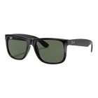 Justin Classic Polished Black, Dark Green Lenses Side