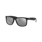 Ray-Ban Justin Color Mix Matte Black + Silver Mirror