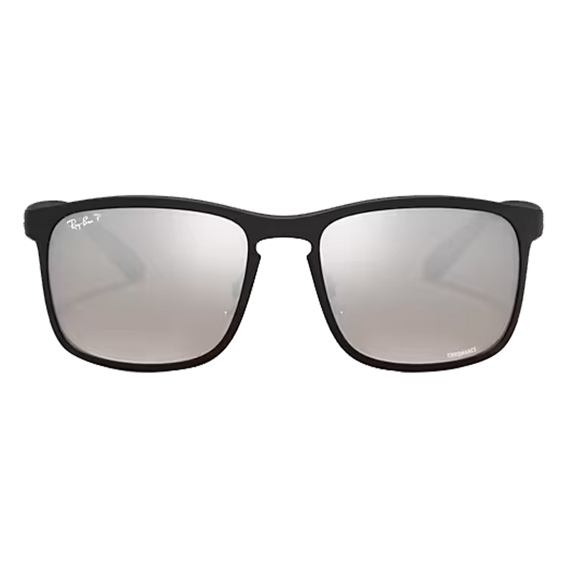 RB4264 Matte Black, Silver Chromance Lenses Front