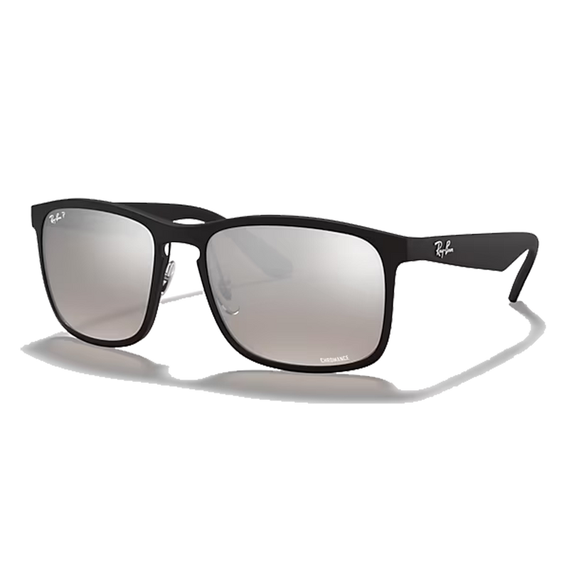 RB4264 Matte Black, Silver Chromance Lenses Side