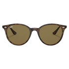 RB4305 Polished Light Havana, Dark Brown Lenses Front