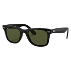 Wayfarer Ease Polished Black, G-15 Green Lenses Side