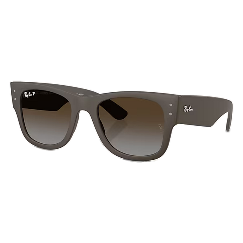 Mega Wayfarer Liteforce Matte Sand Brown Back