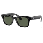 Ray-Ban Meta Wayfarer Shiny Black, G-15 Green Lenses Back