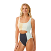 Rip Curl Block Party Splice Good Coverage One Piece Mulico