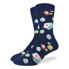Men's Casino Socks: Shoe Size 7-12
