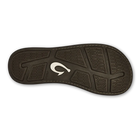 Olukai Tuahine Men’s Waterproof Leather Sandals - Dark Wood (Outer Sole)