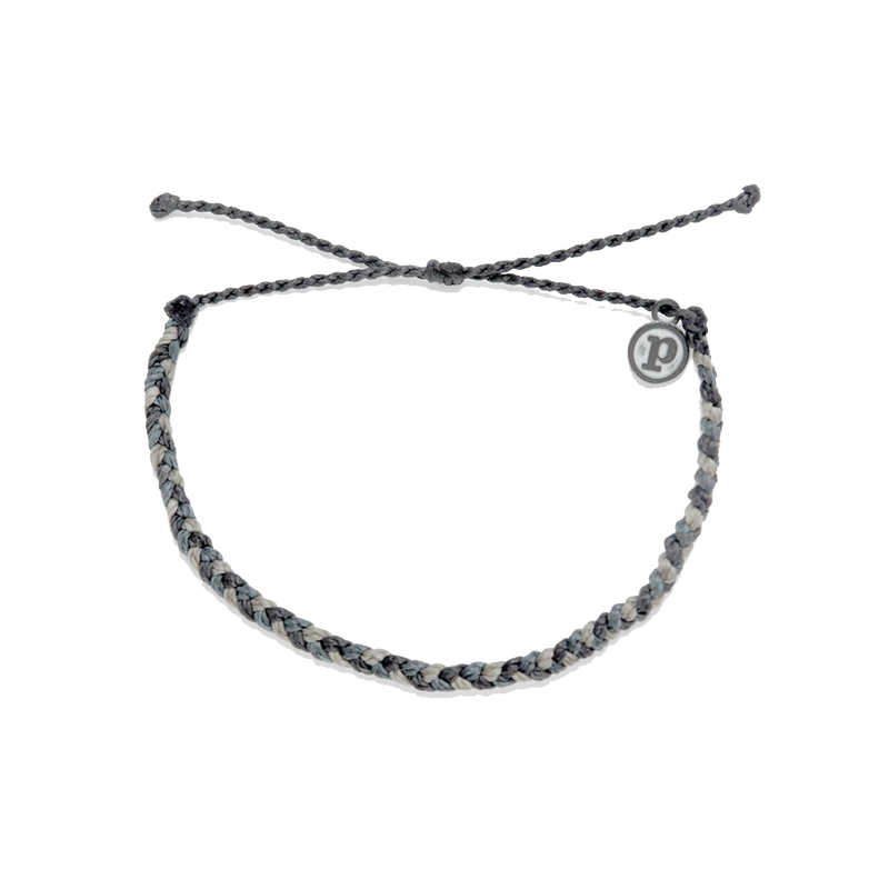 Pura Vida Mini Braided Steel Bracelet