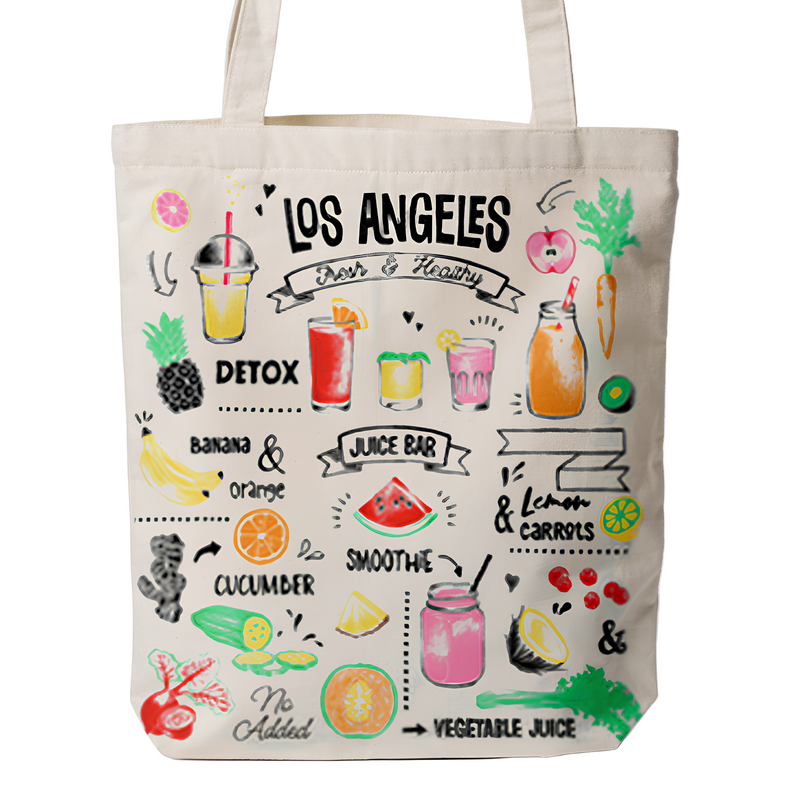 Kitchen Chic LA Tote Bag Detox