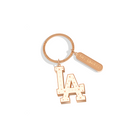 Kitchen Chic LA Big Keychain Cream
