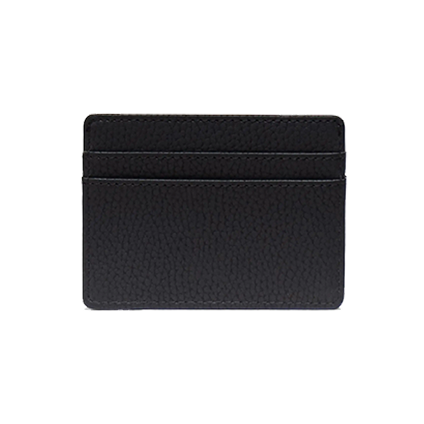 Herschel Charlie Cardholder Wallet Vegan Leather Black Back