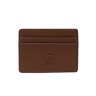 Herschel Charlie Cardholder Wallet Vegan Leather Saddle Brown Front