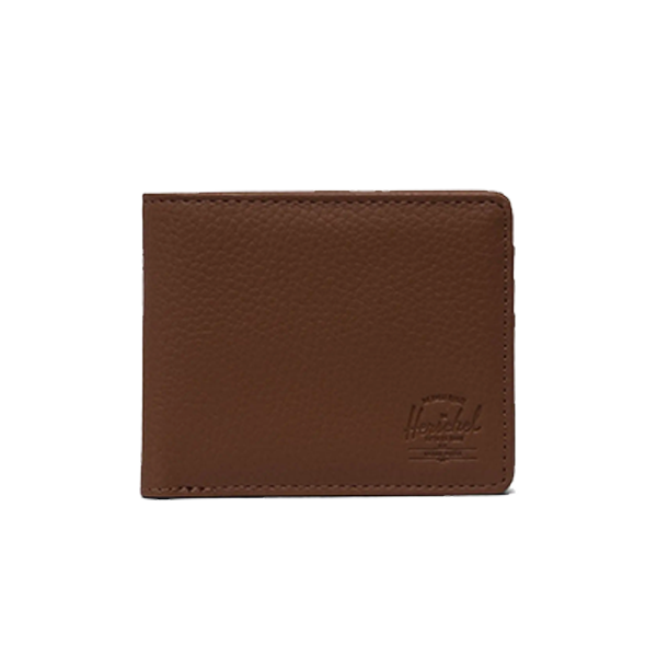 Herschel Roy Wallet Vegan Leather Saddle Brown Front