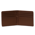 Herschel Roy Wallet Vegan Leather Saddle Brown back