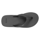 top view Sanük Ziggy St Men's Flip Flops - Black