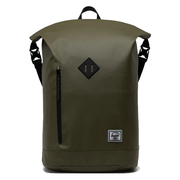 Herschel Roll Top Weather Resistant Backpack 23L - Ivy Green