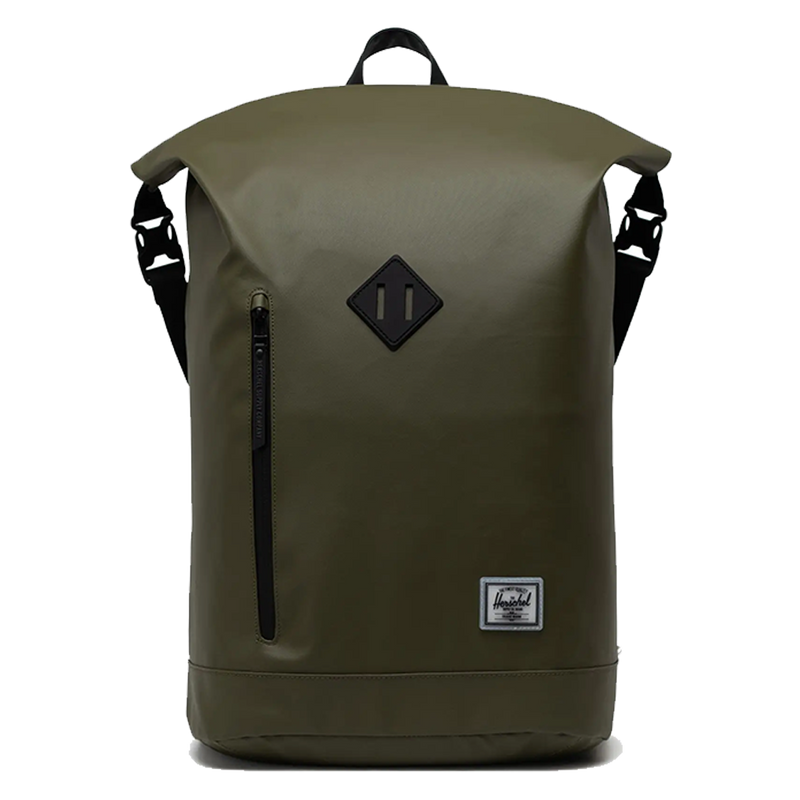 Herschel Roll Top Weather Resistant Backpack 23L - Ivy Green