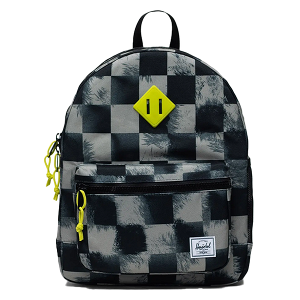 Herschel Heritage Youth Backpack 20L - Black Stencil Checker