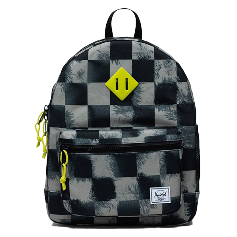 Herschel Heritage Youth Backpack 20L - Black Stencil Checker