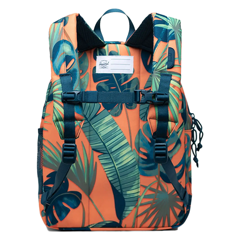 Herschel Heritage Youth Backpack 20L - Tangerine Palm Leaves