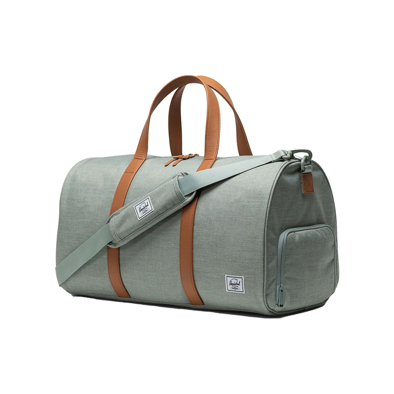 Herschel Novel Duffle 43L - Iceberg Green Crosshatch (Side)