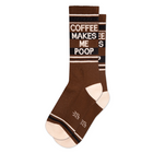Gumball Poodle Coffee Makes Me Poop Gym Socks