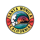 Sticker Pack Santa Monica California Pier Barrel