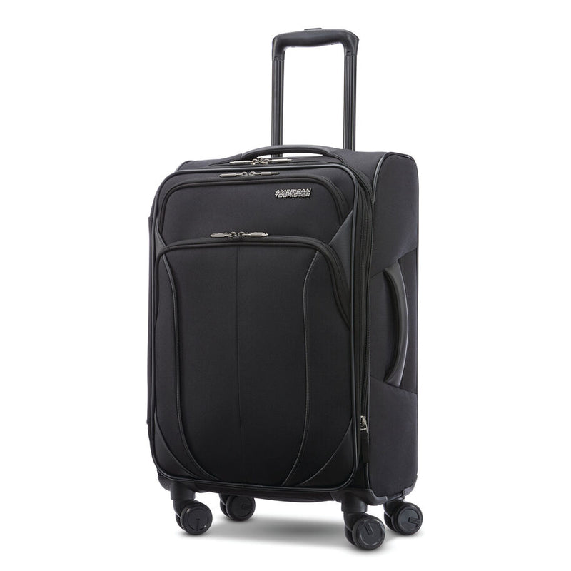 American Tourister 4 Kix 2.0 Black Carry-On Front