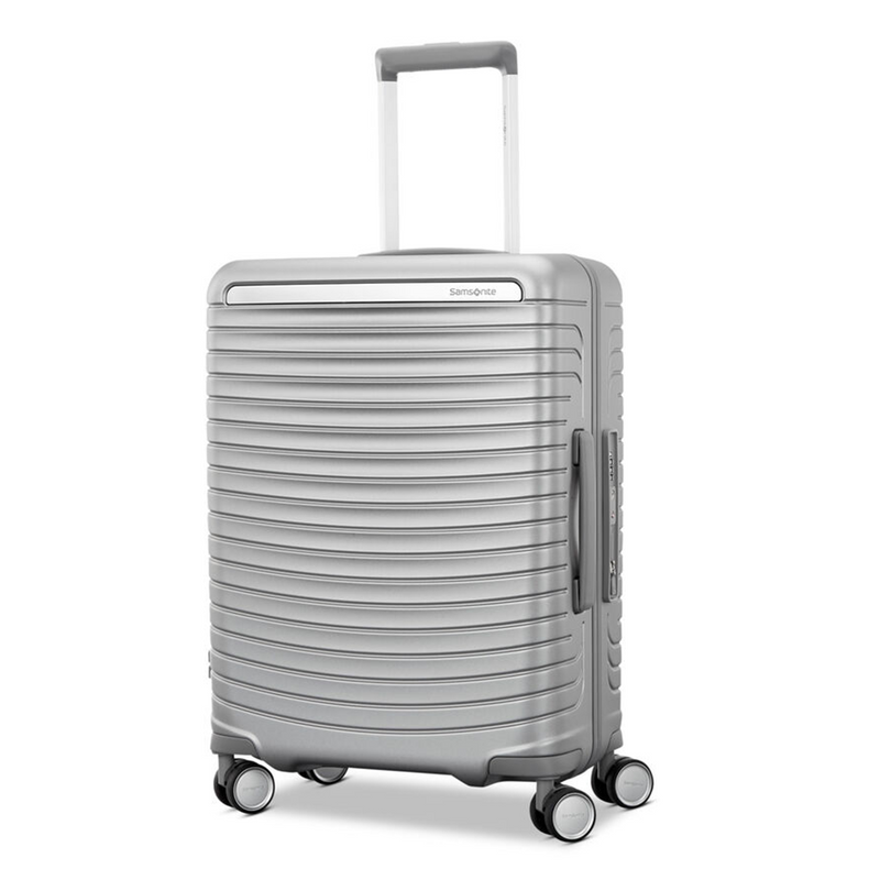 Samsonite Framelock Max Carry On 21" Spinner Glacial Silver