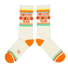 Gumball Employee of the Year Gym Crew Socks blue background