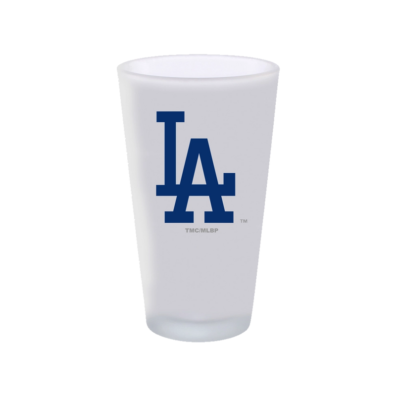 LA Dodgers 16oz Frosted White Pint 