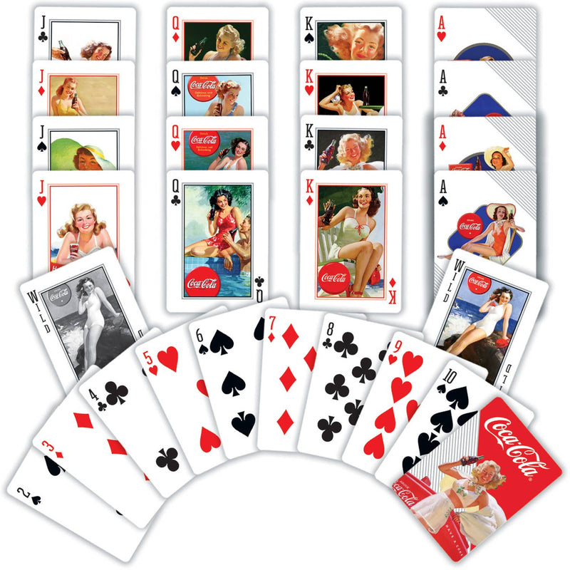 Coca-Cola Classic Ads Playing Cards Design 