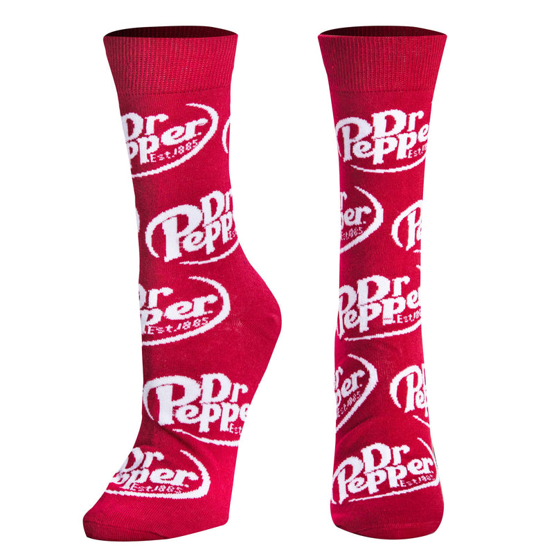 Crazy Socks Men's Crew Folded - Dr Pepper