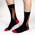Men's Hot Wheels, Logo Socks: Shoe Size 7-12