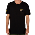 Salty Crew Bruce Black S/S Premium Tee Front