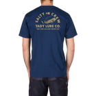 Salty Crew Tady Navy Short Sleeve Standard Pocket Tee Back