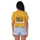 Salty Crew Cruisin Baked Yellow Crop Tee