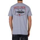 Salty Crew Angler Athletic Heather Short Sleeves Standard Tee back