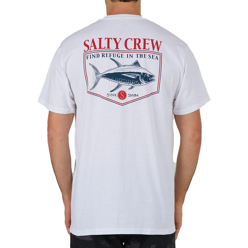 Salty Crew Angler White S/S Standard TeeSalty Crew Angler White S/S Standard Tee