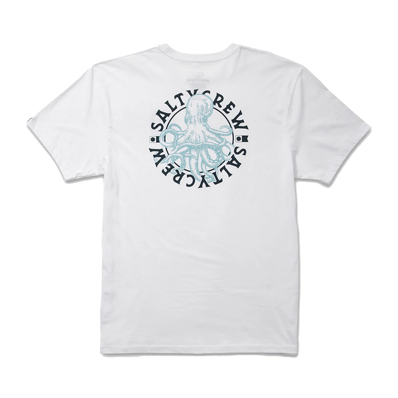 Salty Crew Tentacles White S/S Premium Tee back