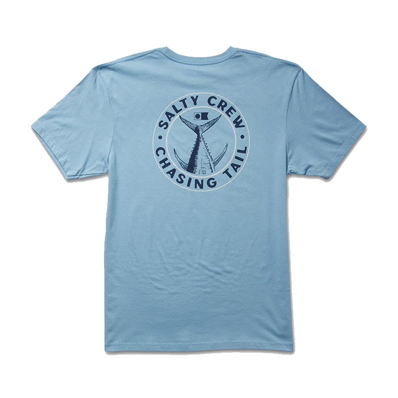 Salty Crew Tailgate Marine Blue S/S Premium Tee Back